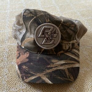 Boston College camo trucker hat unisex